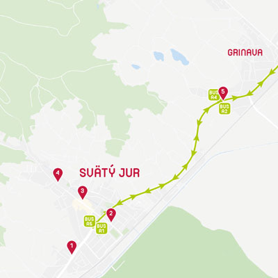 Mapa CHMK 2019 Svätý Jur-Grinava-Pezinok