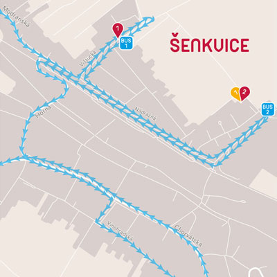 mapa Šenkvice Chute Malých Karpát 2018