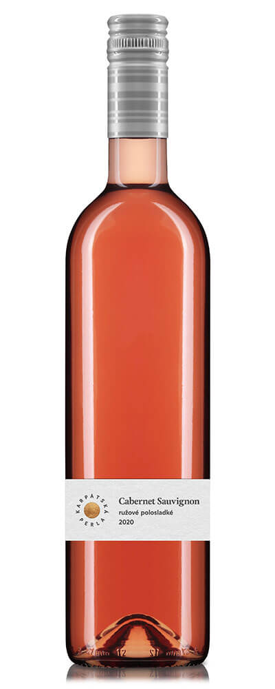 Cabernet Sauvignon rosé, polosladké - KARPATSKÁ PERLA